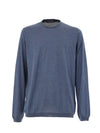 Dolce & Gabbana Maglia Basic a Maniche Lunghe in Seta da uomo