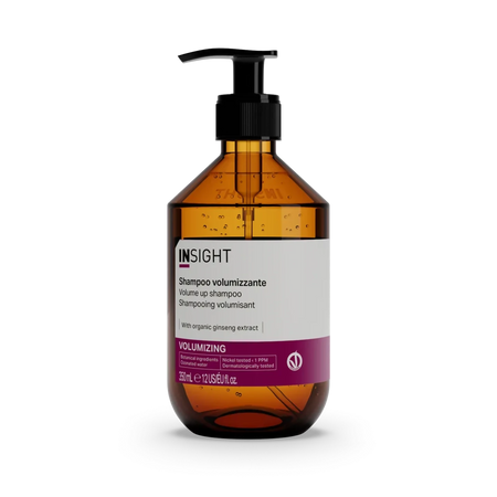 Shampoo Volumizzante Capelli Fini Insight Volume Up – Shampoo Leggero Professionale con Ginseng, Psillio e Ortica Bio, Dona Volume e Corpo Senza Appesantire, Capelli Più Folti e Luminosi