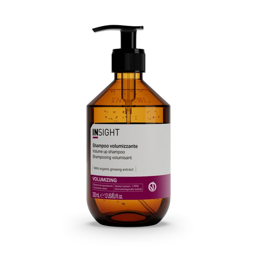 Shampoo Volumizzante Capelli Fini Insight Volume Up – Shampoo Leggero Professionale con Ginseng, Psillio e Ortica Bio, Dona Volume e Corpo Senza Appesantire, Capelli Più Folti e Luminosi