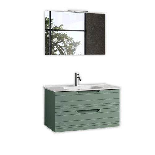 Composizione Bagno Sospesa 90cm - Solmira