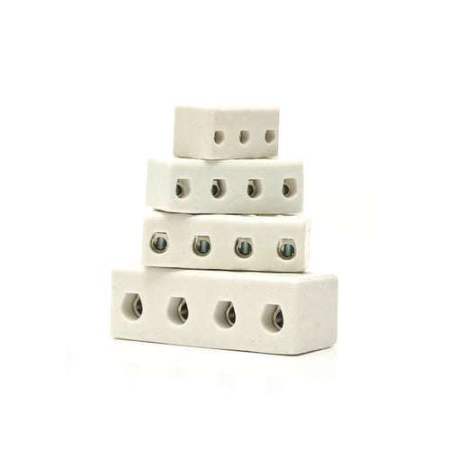 Morsetti Ceramici per collegamento cavi elettrici resistenti e isolanti