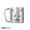 Mug Pokemon Carabiner Pikachu 235ML Silver Aby Style MGCM0036