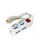 MULTIPRESA COMPATTA CON INTERRUTTORE IDEAL STAR 6 vie (2+4 posti) Ideal star