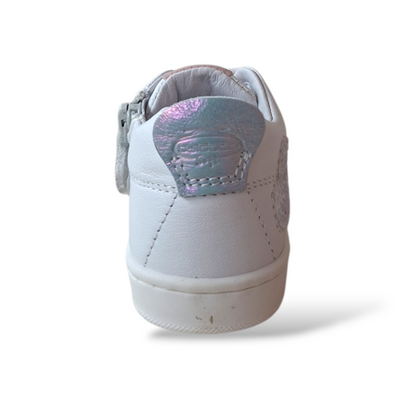 Scarpe Primi Passi Bambina Balducci Cita Soft Pelle Bianco Rosa Glitter Made in Italy