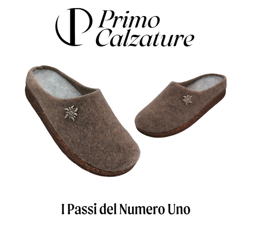 Ciabatte Tirolesi da Donna, Pantofole Invernali da Casa, Sottopiede Estraibile, 100% Made in Italy