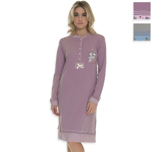 MyPi Camicia Notte Caldo Cotone Giovanile 1618 S18 - Passarelli Biancheria