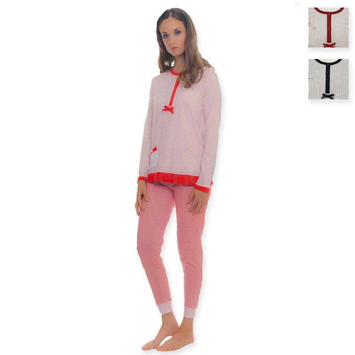 MyPi Pigiama Donna Lungo in Cotone Leggero 1806 S19 - Passarelli Biancheria
