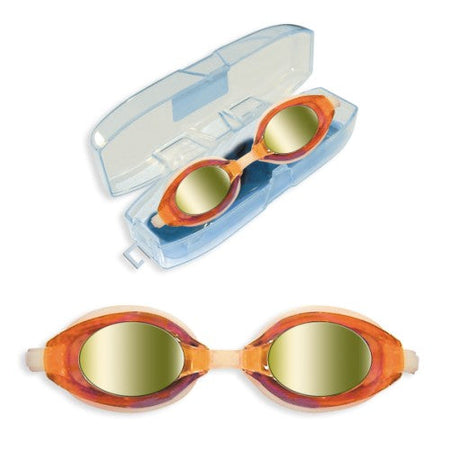 Occhialini Occhiali nuoto Piscina Silicone Lenti a specchio Regolabile