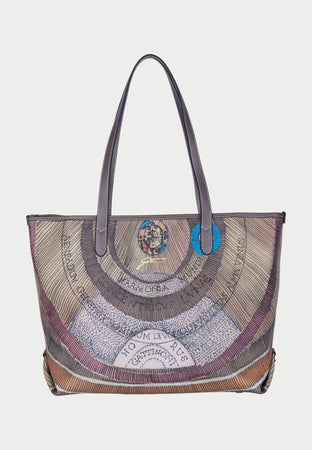 GATTINONI BORSA PLANETARIUM M. SHOPPING PVC da donna