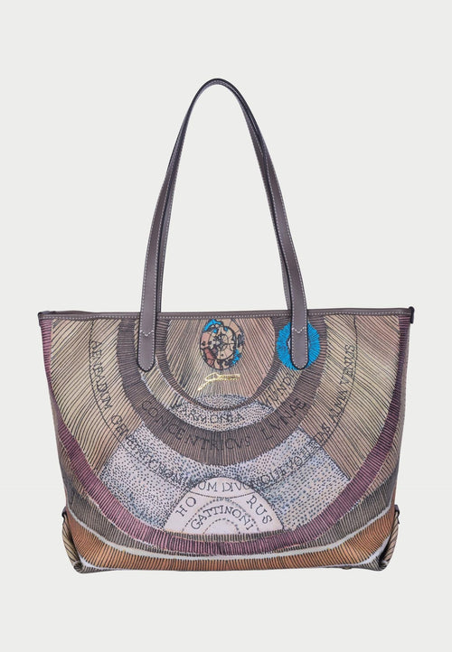 GATTINONI BORSA PLANETARIUM M. SHOPPING PVC da donna