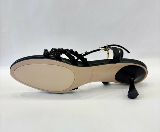 ToscaBlu Donna Sandalo in pelle con borchie