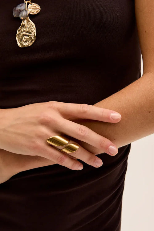 NALÌ | Anello a fascia doppio