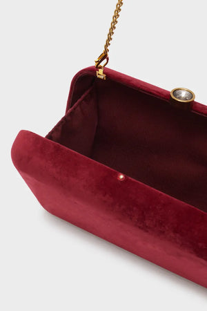 NALÌ | Clutch Leah velluto