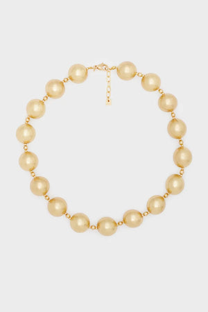 NALÌ | Collana girocollo girocollo sfere oro anticato