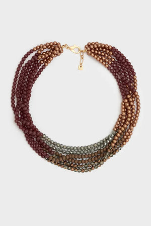 NALÌ | Collana multifilo perline