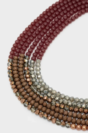 NALÌ | Collana multifilo perline