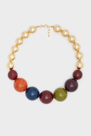 NALÌ | Collana sfere oro e multicolor