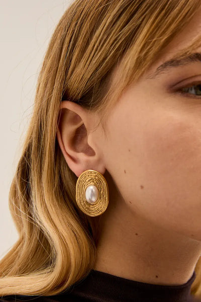 NALÌ | Orecchini Ovali Perla