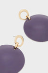 NALÌ | Orecchini Sphere resina viola