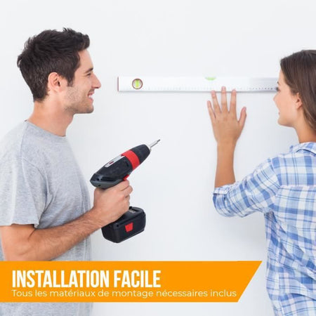 Supporto a parete girevole NANOOK per TV da 40-65 pollici - Inclinabile - Supporto a parete per TV LCD, LED, QLED e OLED