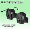 Seggiolino auto Isofix NANIA SPIRIT 40-150 cm R129 - da 0 a 10 anni - Fronte strada 40-105 cm - Poggiatesta regolabile - Reclinabile - Girevole - Nero