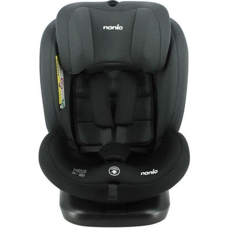 Seggiolino auto Isofix NANIA DUNE 40-150 cm R129  da 0 a 10 anni  Fronte strada 40-105 cm  Poggiatesta regolabile  Reclinabile  Girevole
