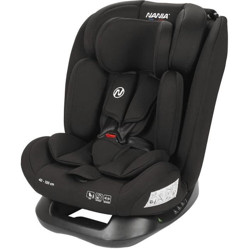Seggiolino auto NANIA ANGELUS - I-Size 40-150 cm - Regolabile - Da 0 a 12 anni - Gruppo 0+/1/2/3 - Reclinabile - Protezioni laterali - Schienale