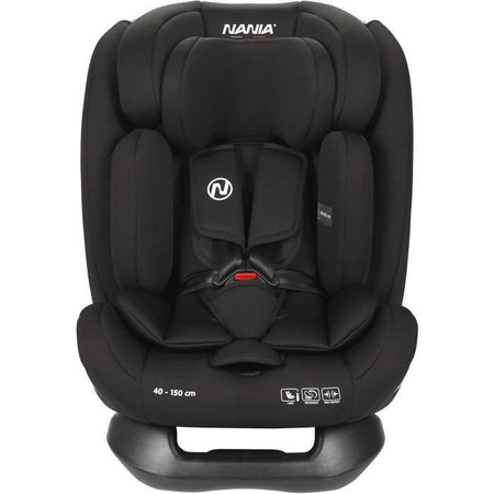 Seggiolino auto NANIA ANGELUS - I-Size 40-150 cm - Regolabile - Da 0 a 12 anni - Gruppo 0+/1/2/3 - Reclinabile - Protezioni laterali - Schienale