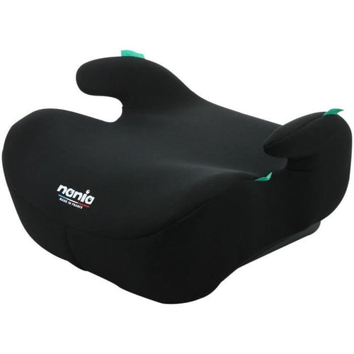 Seggiolino auto rialzato - NANIA - Bubble - Gruppo 3 - 126-150 cm - I-Size - Con cintura - Nero