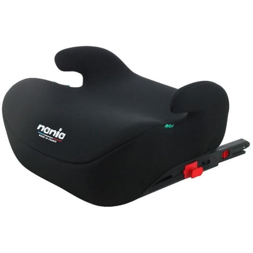 Seggiolino auto rialzato - NANIA - Bubblefix - Gruppo 3 - Isofix - I-Size - 126-150 cm - Nero