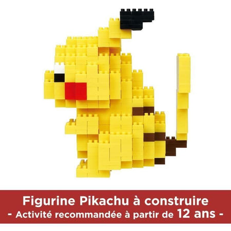 Figura in mattoncini - BANDAI - NANOBLOCK - Pokémon - Pikachu Deluxe
