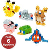 Set di 6 mattoncini - BANDAI - NANOBLOCK - Pacchetto Pokémon Elettrico