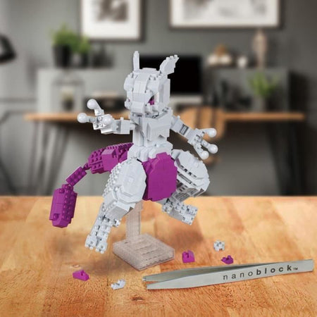 Figura in mattoncini - BANDAI - NANOBLOCK - Pokémon - Mewtwo