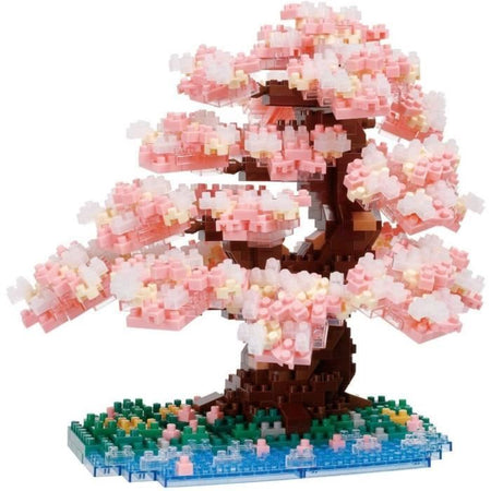 Figura in mattoncini - BANDAI - NANOBLOCK - Deluxe Cherry Blossom - 990 pezzi