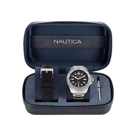 Orologio Solo Tempo Uomo Nautica Koh May Bay Box Set Napkmf205