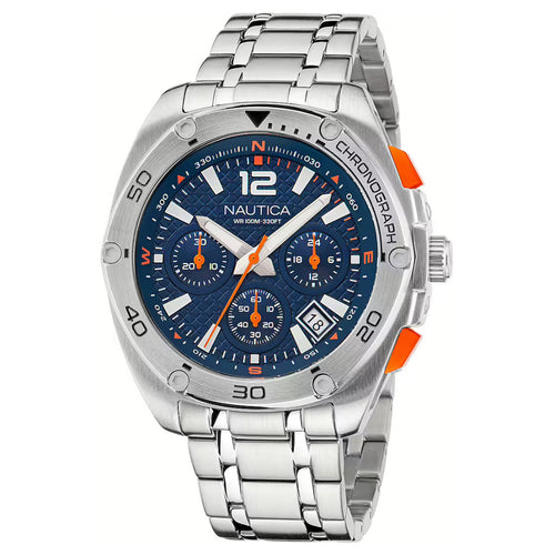 Orologio Cronografo Uomo Nautica Tin Can Bay Chrono Box Set NAPTCF212