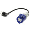 421.613 F Adattare CEE 17m Schuko