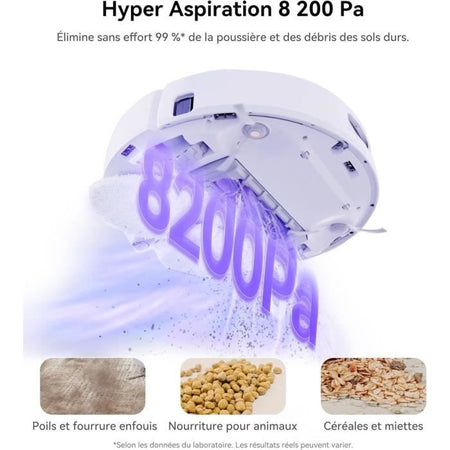 Aspirapolvere robot NARWAL Freo X Ultra con stazione di ricarica All-in-One - Pulizia intelligente - Potenza 8200 PA