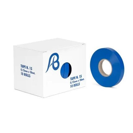Nastro Per Pinza Legatrice Tape N. 15 Blu Alvaro Bernardoni cf.10 Rotoli