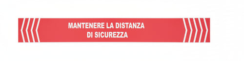 Nastro Ad 100X10 Distanza Di Sicurezza