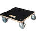 Nature Square carrello portavasi 38x38 cm legno nero 446407