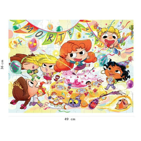 Nathan Mortel Compleanno Mortelle Adele Puzzle - NATHAN - 150 pezzi - Cartoni animati e fumetti - Bambino