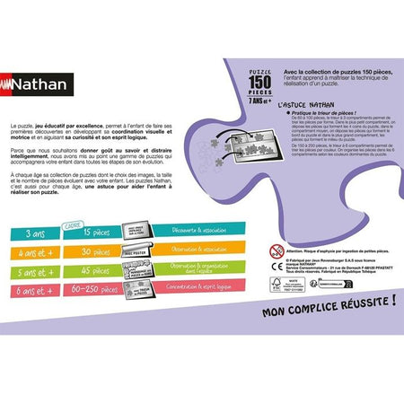 Nathan Mortel Compleanno Mortelle Adele Puzzle - NATHAN - 150 pezzi - Cartoni animati e fumetti - Bambino
