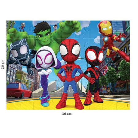 Spidey e i suoi amici puzzle 45 pezzi - Cartoni animati e fumetti - NATHAN - Dai 5 anni