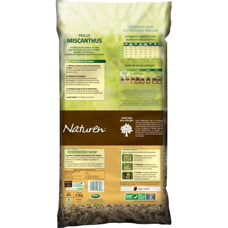 NATUREN Miscanthus Mulch 60L