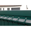 Kit lamelle frangivista - VERDE - Per pannello di recinzione rigido - Privacy 4/5 - 1.225 x 2.50 m - Verde