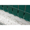 Kit lamelle frangivista - VERDE - Per pannello di recinzione rigido - Privacy 4/5 - 1.225 x 2.50 m - Verde