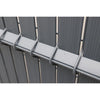 Kit lamelle frangivista - NATURE - Per pannello di recinzione rigido - Privacy 4/5 - 1.025 x 2.50 m - Antracite