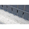 Kit lamelle frangivista - NATURE - Per pannello di recinzione rigido - Privacy 4/5 - 1.025 x 2.50 m - Antracite