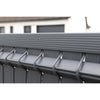 Kit lamelle frangivista - NATURE - Per pannello di recinzione rigido - Privacy 4/5 - 1.025 x 2.50 m - Antracite